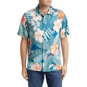 Tommy Bahama $148 Garden of Hope & Courage Blue Allure Sz XXL NWT!